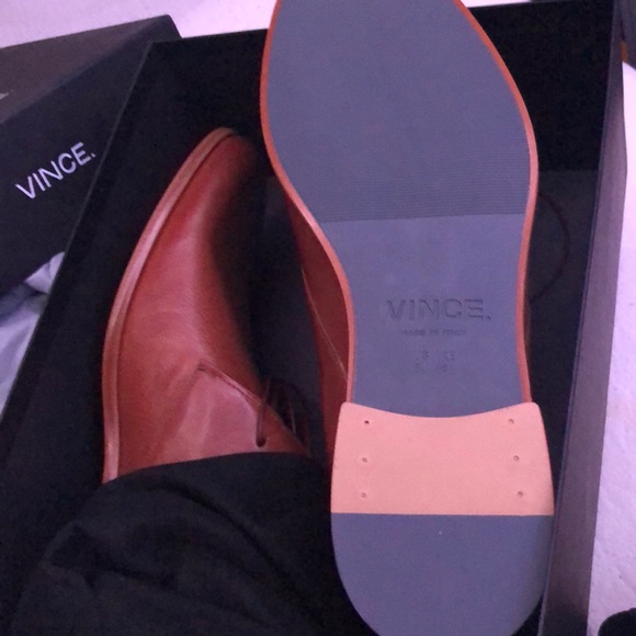 Vince 12 Cognac leather lace up - Picture 5 of 5